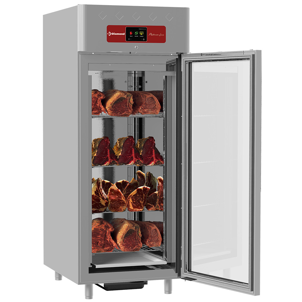 Modningsskab Dry Aging til kød 850 Liter – 230V – Glasdør & Touch Screen