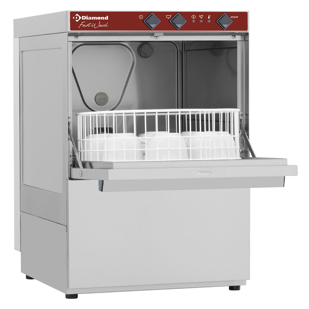 Glasopvaskemaskine Ø 350 mm – Dobbeltstrøms Pumpe – 3,4 kW
