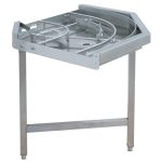 Kurvet Element 90° – Højre/Venstre Udgang – 800x800x875 mm