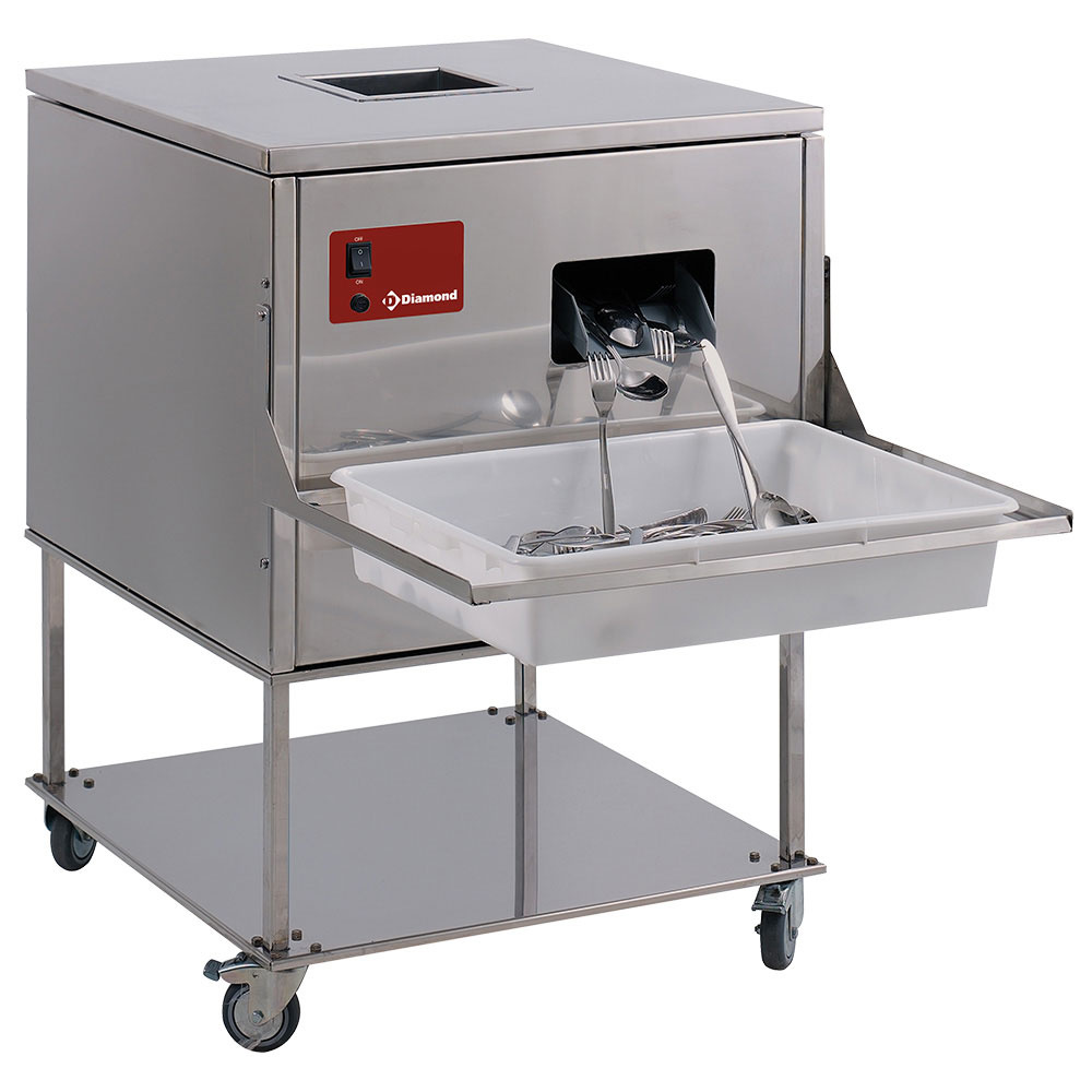 Bestikpolermaskine 7000-8000 stk/t – UV-Lys - Diamond Line Bestikpolermaskine 7000-8000 stk/t – UV-Lys