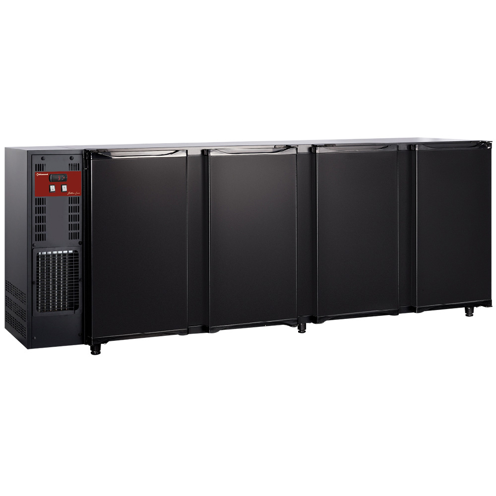 Diamond Back Bar Køleskab med 4 Døre – 783 Liter – 0,42 kW / 230V