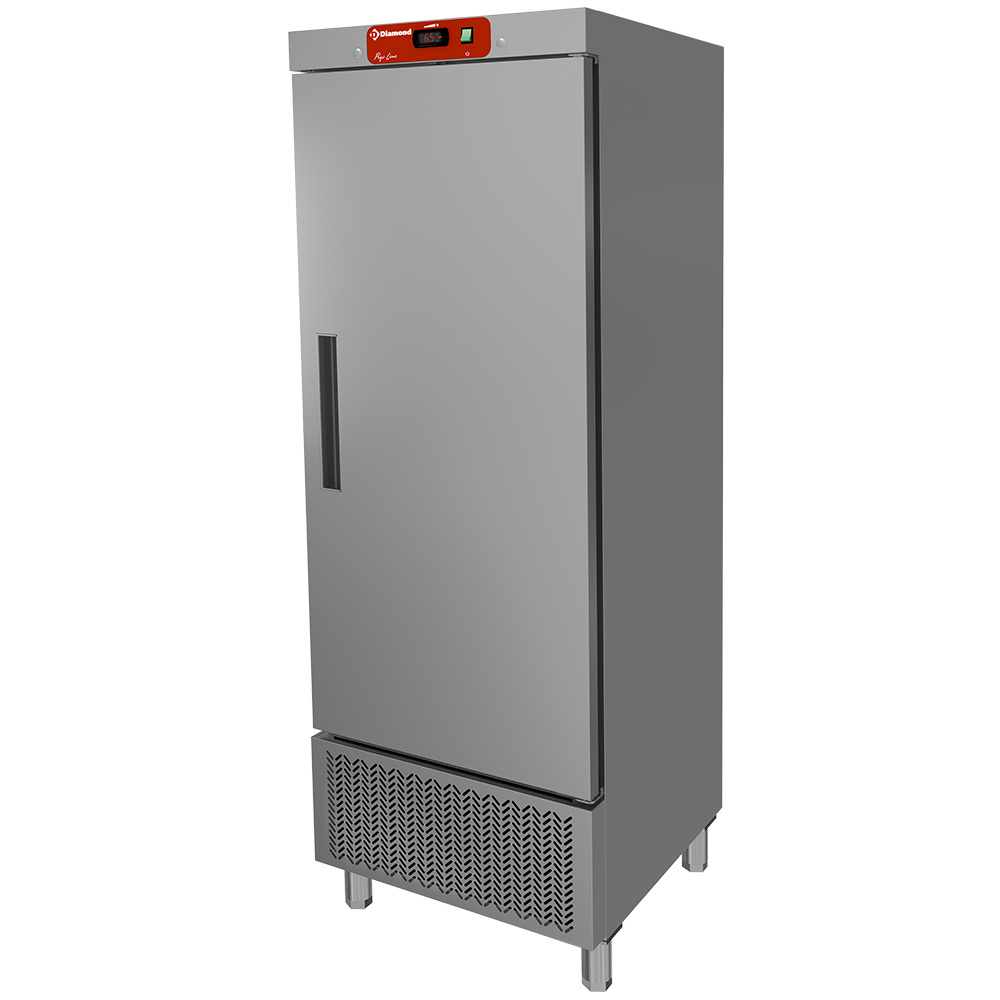 Ventileret Industrikøleskab 550 Liter – 1 Dør – Rustfrit Stål | Profi Line