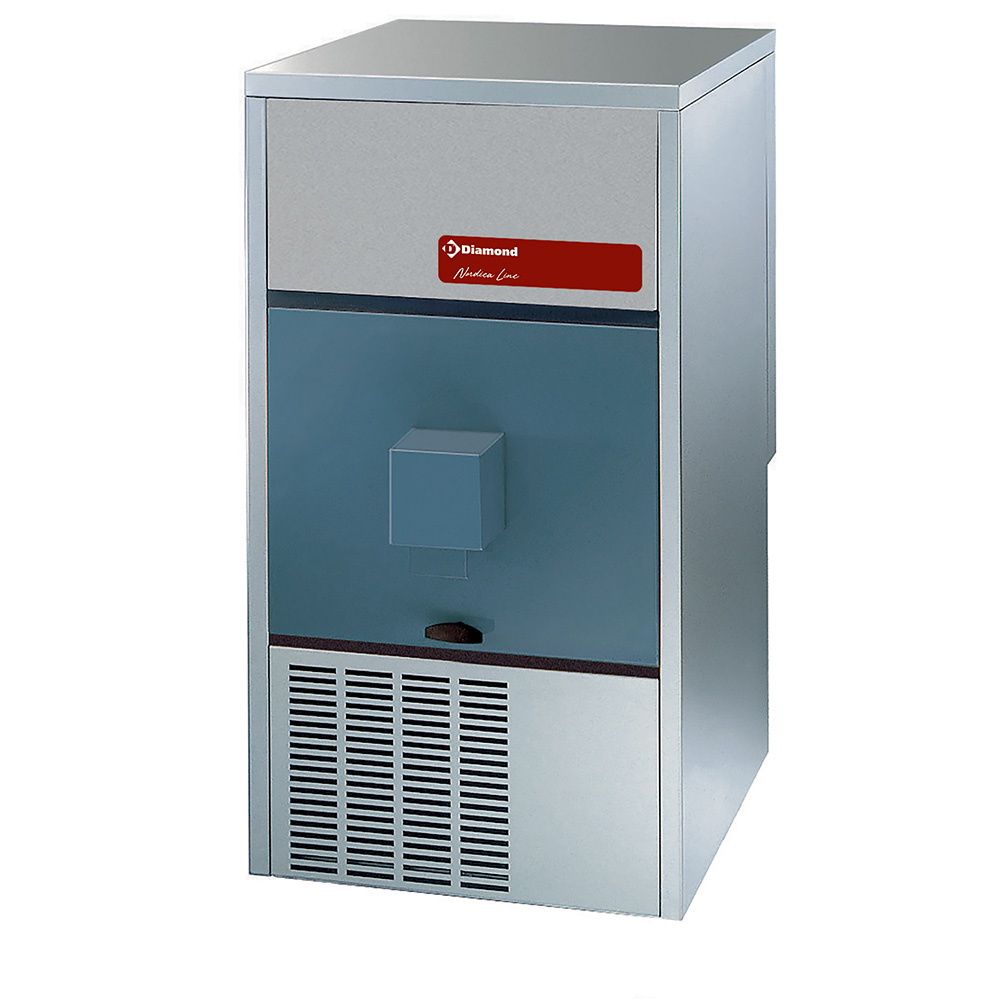 Ismaskine med Dispenser – 45 kg/døgn – Vandkølet (0,45 kW)