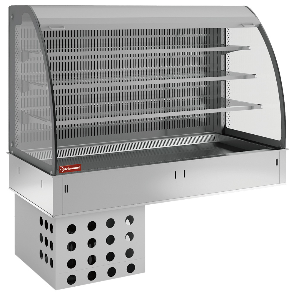 Åben Kølemontre med 150 mm Kølebrønd – 1455 mm – 4x GN 1/1