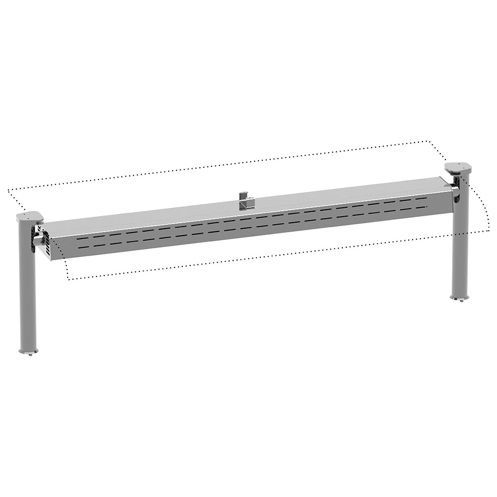 Varmelampe / Overbygning med Halogenlys – 764 mm – 2x GN 1/1