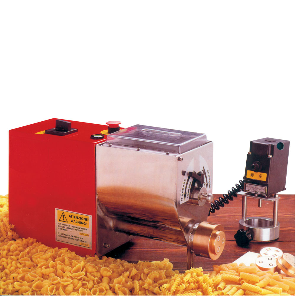 Automatisk Pastamaskine – 6 kg/t – Rustfrit Stål – Inkl. 4 Matricer