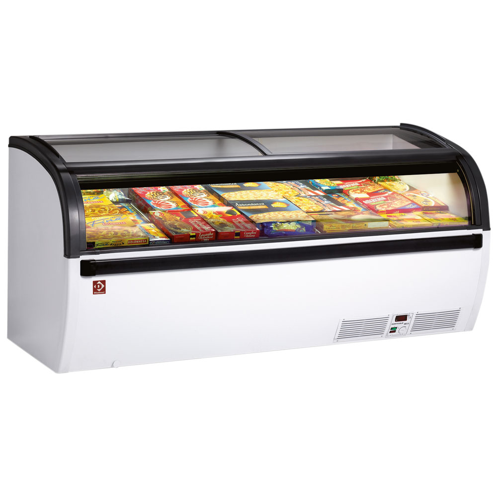 Supermarkedsfryser / Panoramisk Impulsfryser – Triple Glas - B2000 x D940 x H880 mm