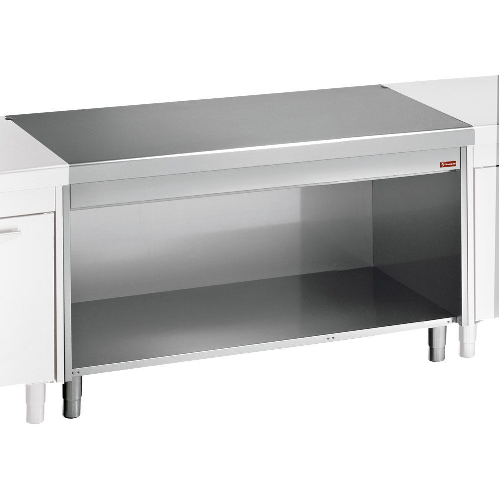 Neutralt Modul med Åbent Underskab – 1125 x 800 x 900 mm