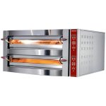 Elektrisk Pizzaovn med 2 Kamre – 2 x 6 Pizzaer Ø 350 mm - Diamond Line Elektrisk Pizzaovn med 2 Kamre – 2 x 6 Pizzaer Ø 350 mm