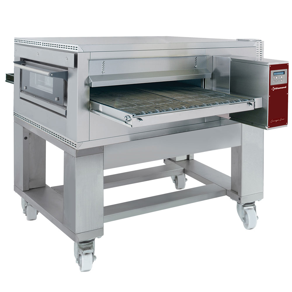 Elektrisk Ventileret Tunnelovn – 1000 mm Båndbredde – 44,9 kW – 330 Pizzaer/t