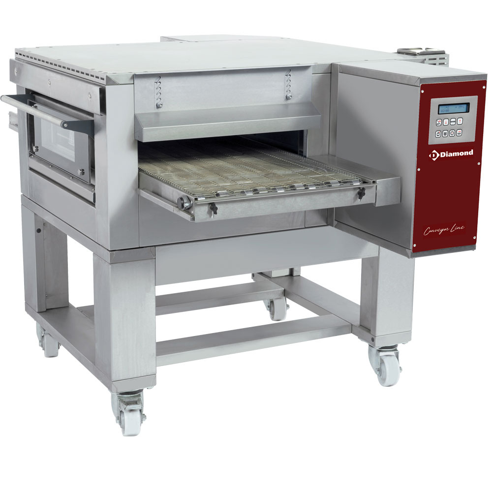 Gas Tunnelovn – 500 mm Båndbredde – 12000 kcal/h – 135 Pizzaer/t