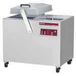 Dobbeltkammer Vakuumpakker – 63 m³/h Busch Pumpe – 4 x 450 mm Svejsebar – Industriel Gulvmodel – 400V