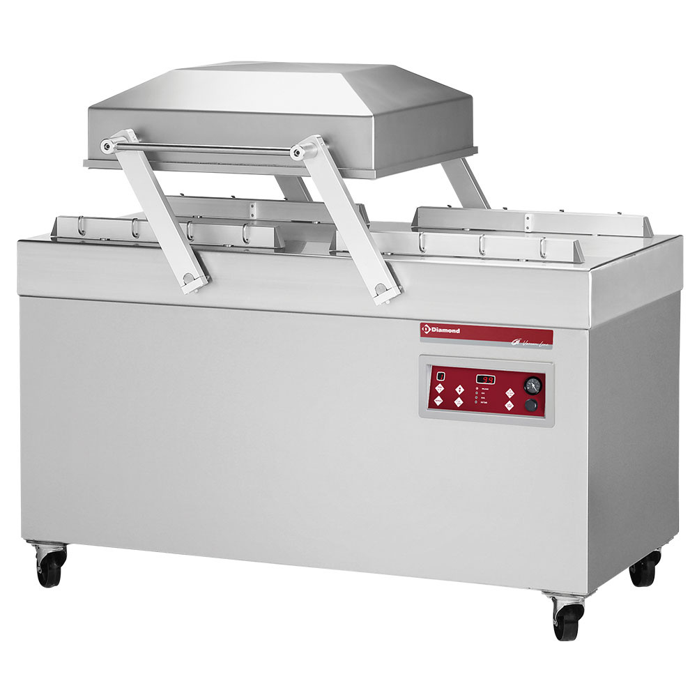 Dobbeltkammer Vakuumpakker – 100 m³/h Busch Pumpe – 4 x 620 mm Svejsebar – Rustfrit Stål – 400V