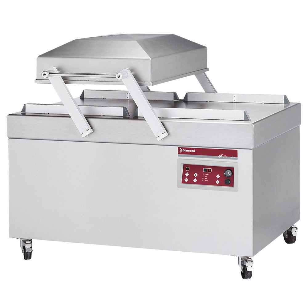 Dobbeltkammer Vakuumpakker – 160 m³/h Busch Pumpe – Industriel Gulvmodel – 400V