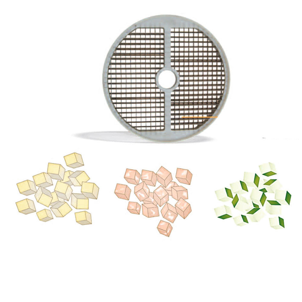Snittegitter til tern / Macédoine – 8 mm – TVX-8