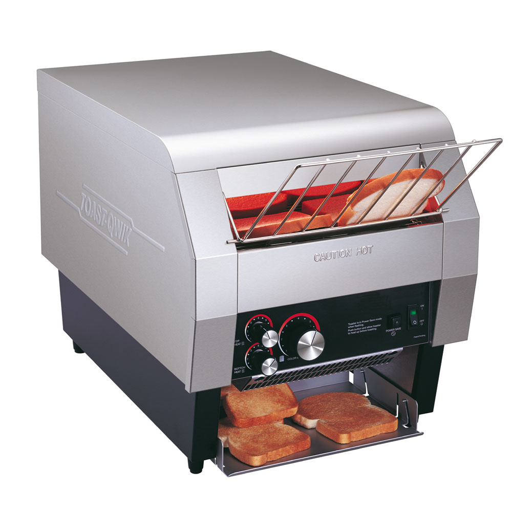Gennemløbstoaster med horisontalt transportbånd – 360 toasts/time (AISI 304)