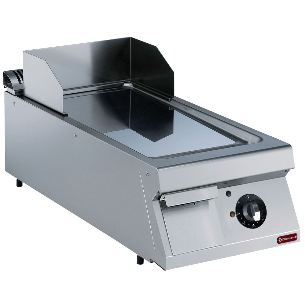 Elektrisk stegeplade – TOP – 7,5 kW – AISI 304 – Integreret stegeflade