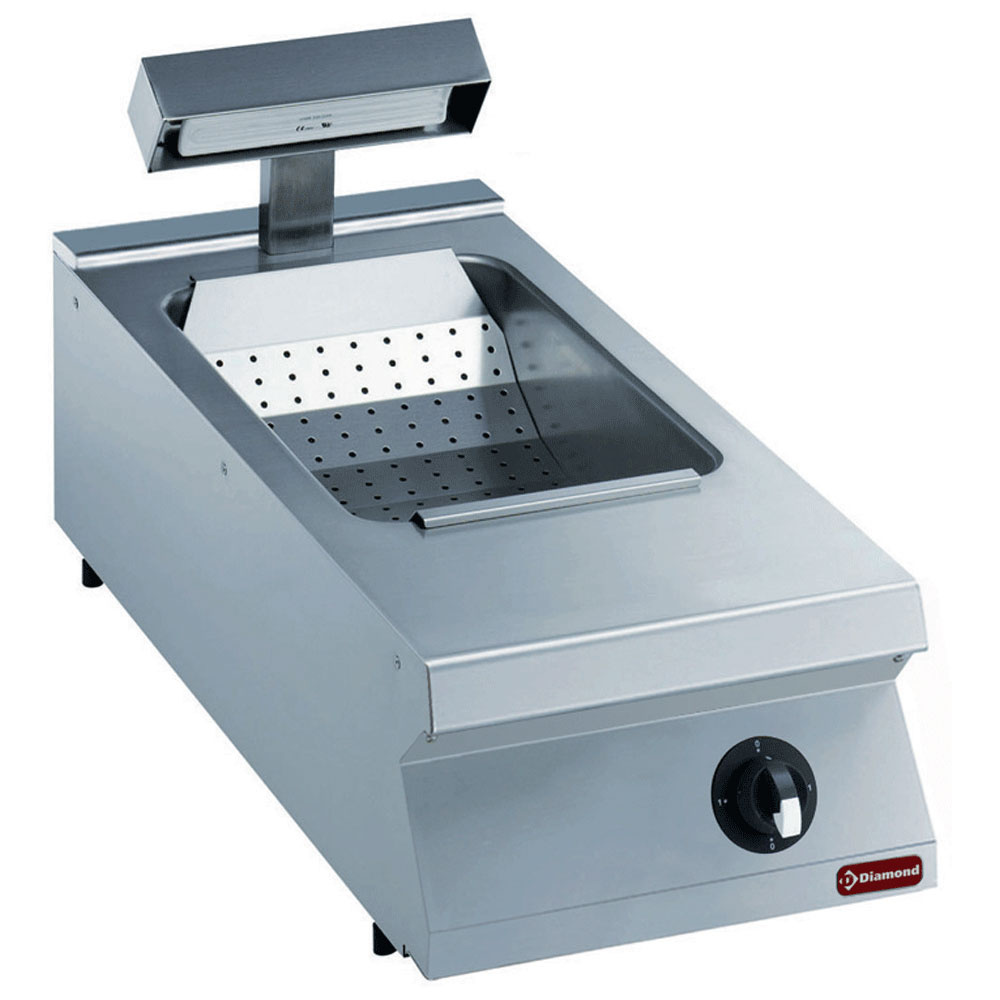 El-saltkar / Pommes Frites Varmer - TOP - 400 mm - 1 kW