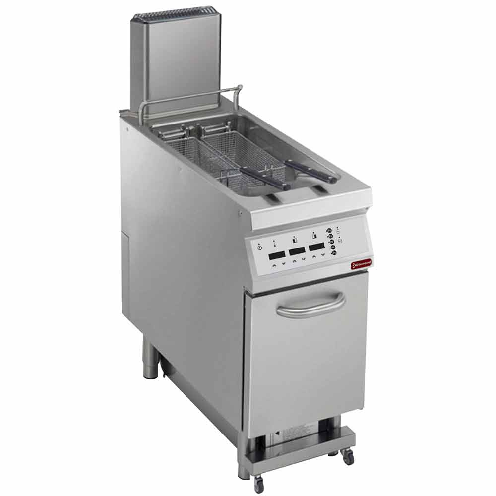 El-frituresteger - 23 Liter - "Y"-tank & DIGIT - 400 mm - 18 kW