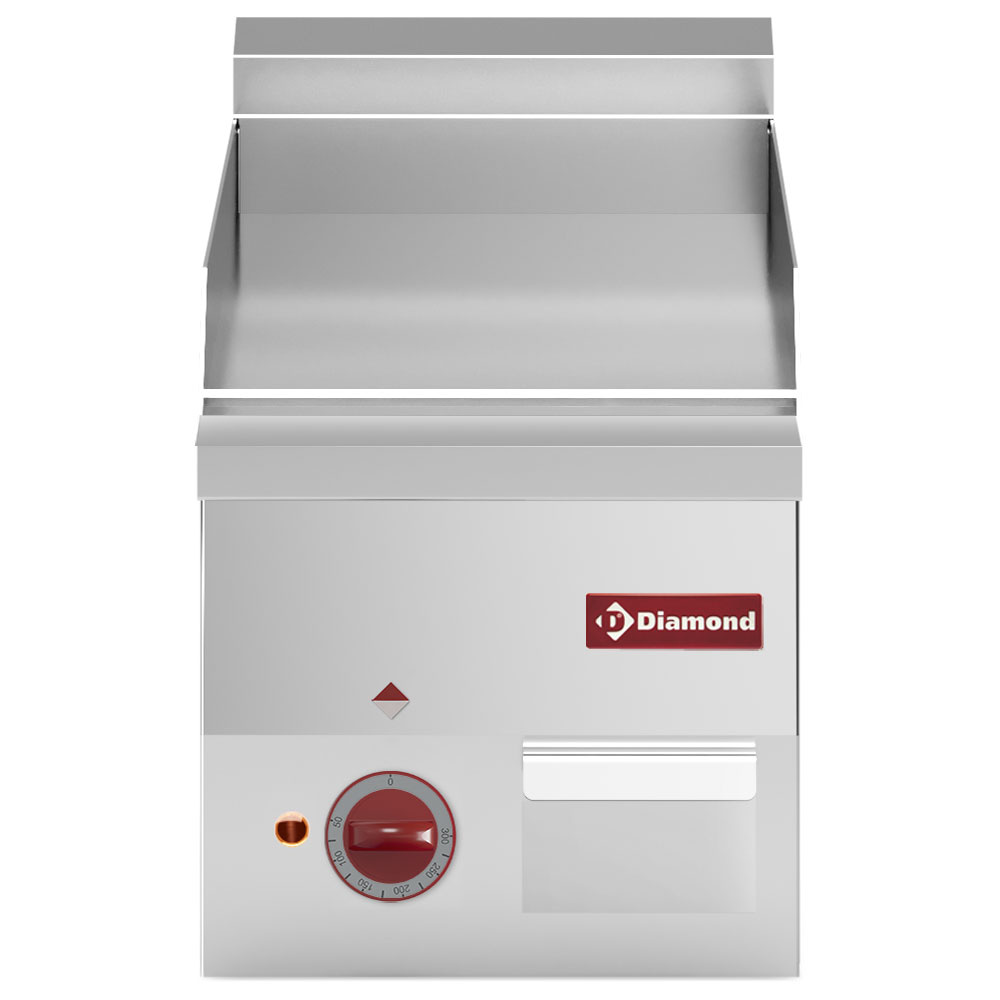 Elektrisk stegeplade glat – PRO 600 EVO – 300 mm – 3 kW – rustfrit stål