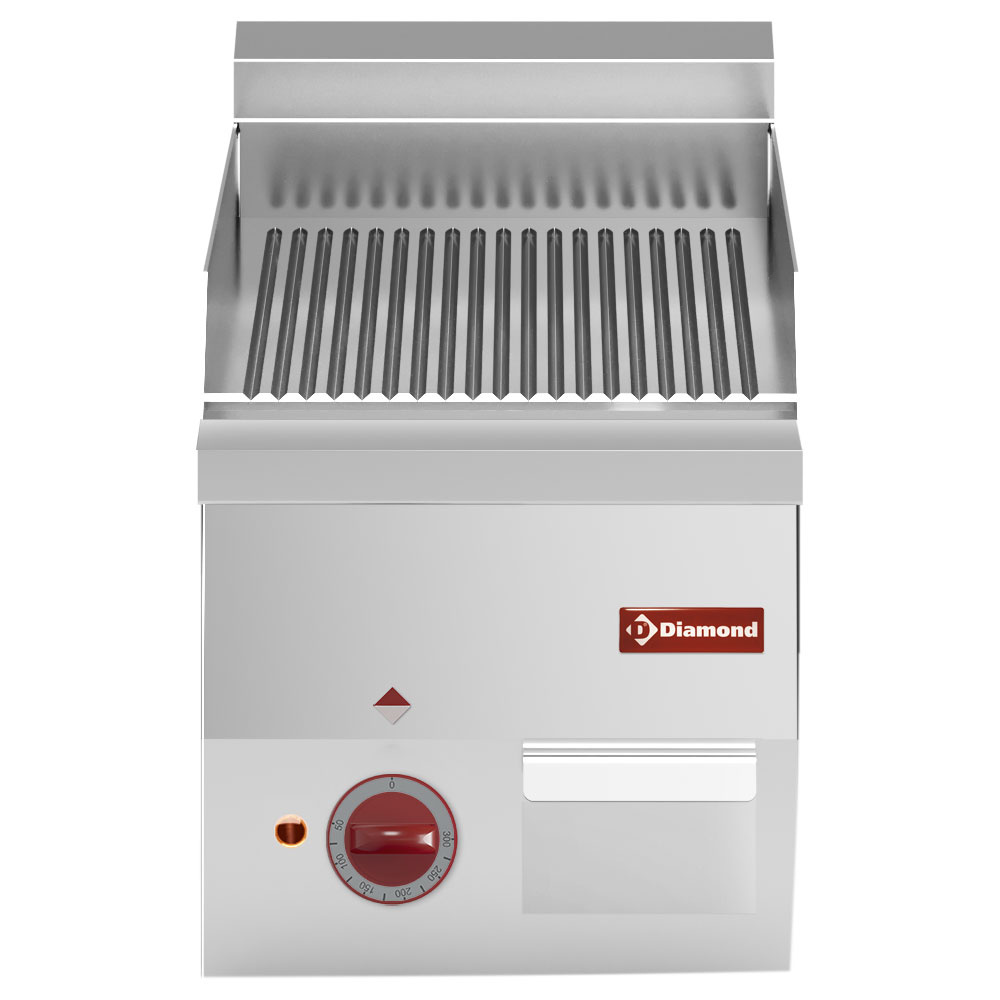Riflet elektrisk stegeplade – PRO 600 EVO – 300 mm – 3 kW – rustfrit stål