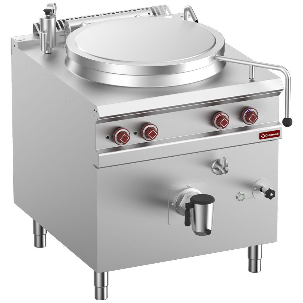 Elektrisk Kogegryde - 150 Liter - Indirekte opvarmning - 800 mm