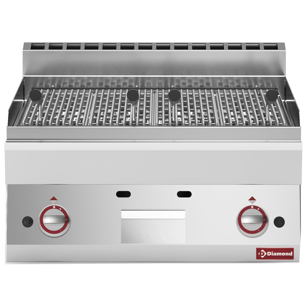 Lavastensgrill Alpha 650 – Dobbelt zone – Støbejernsrist – 11 kW