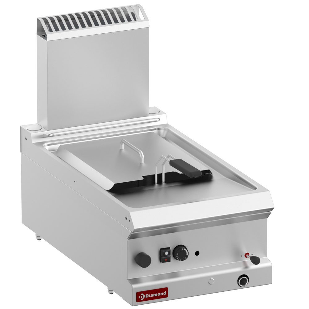 Gasfriture 9 liter – Bordmodel – 400 mm – 6364 kcal/h – rustfrit stål