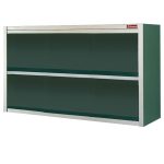 Åbent vægskab i rustfrit stål – 1000 x 400 x 600 mm