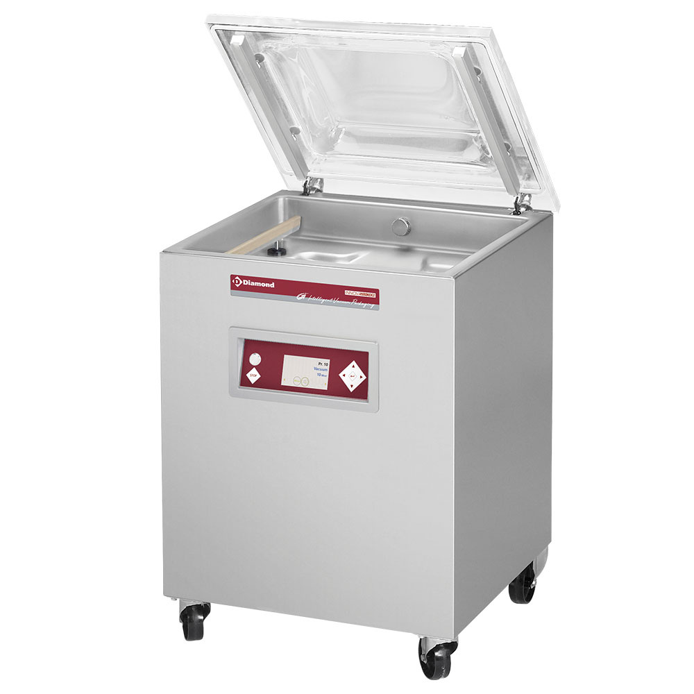 I.V.P. Gulvmodel Vakuumpakker – 63 m³/h Busch Pumpe – Transparent Låg – 400V