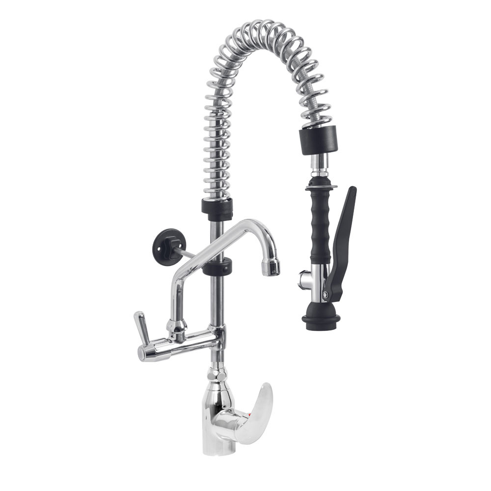 armatur med forbruser – 650 mm – Rustfri stålhåndbruser