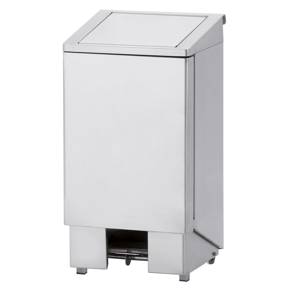 Professionel 60L Affaldsbeholder i Rustfrit Stål – Pedal & Soft-close – HACCP
