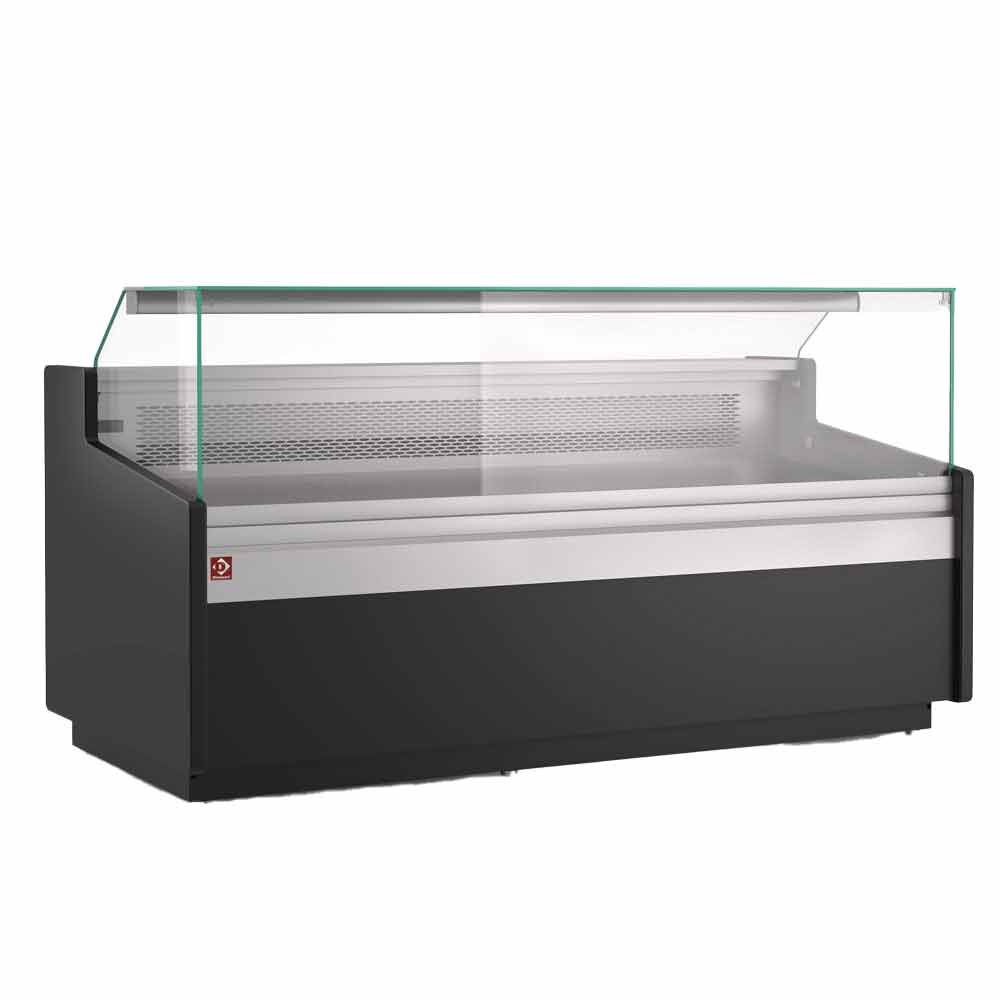Sort Kølemontre 130 cm - Ventileret & Med Kølelager (Black Edition)