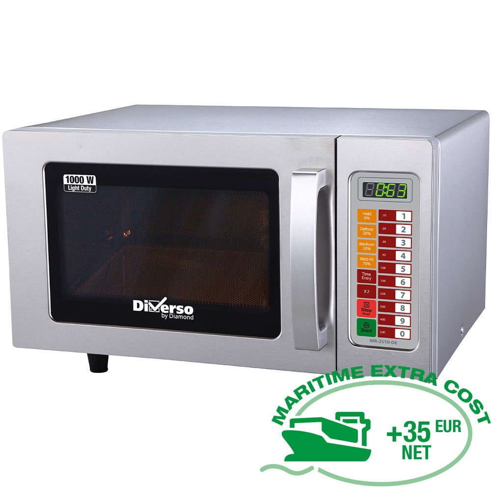 Professionel Mikroovn 1000W - 25L med Keramisk Bund (Digital)