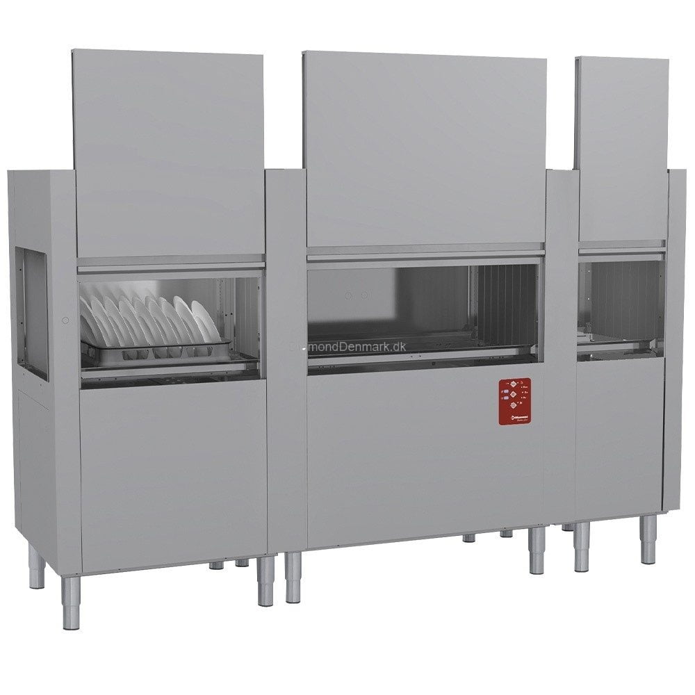 Rack Conveyor Opvaskemaskine – 270 kurve/t – 28,2 kW – Soft Control