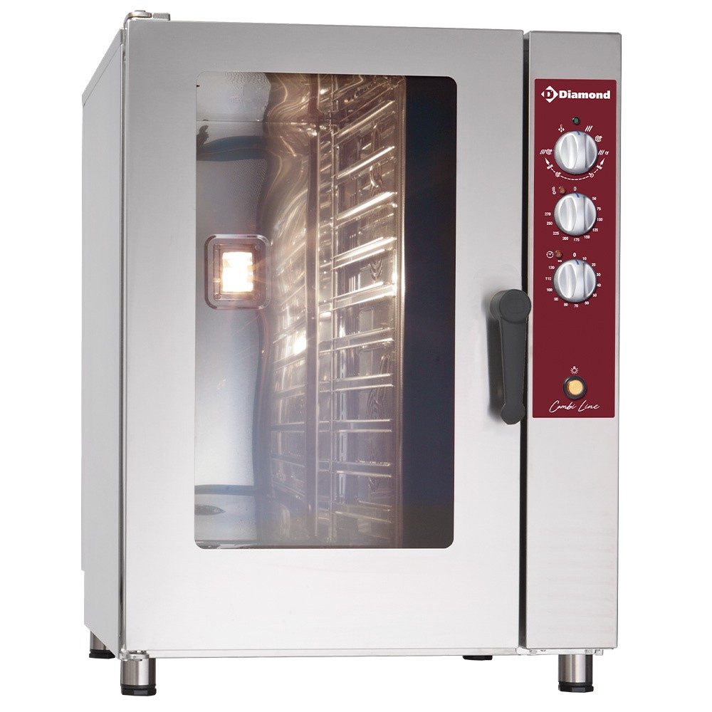 Kombiovn 10x GN 1/1 - Mekanisk Styring (Robust & Enkel) - 12 kW