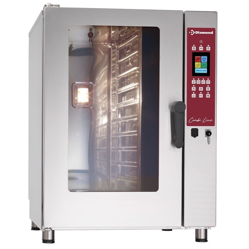 Kombiovn 10x GN 1/1 - Touch Screen, Selvrens & Kerneføler (12 kW)
