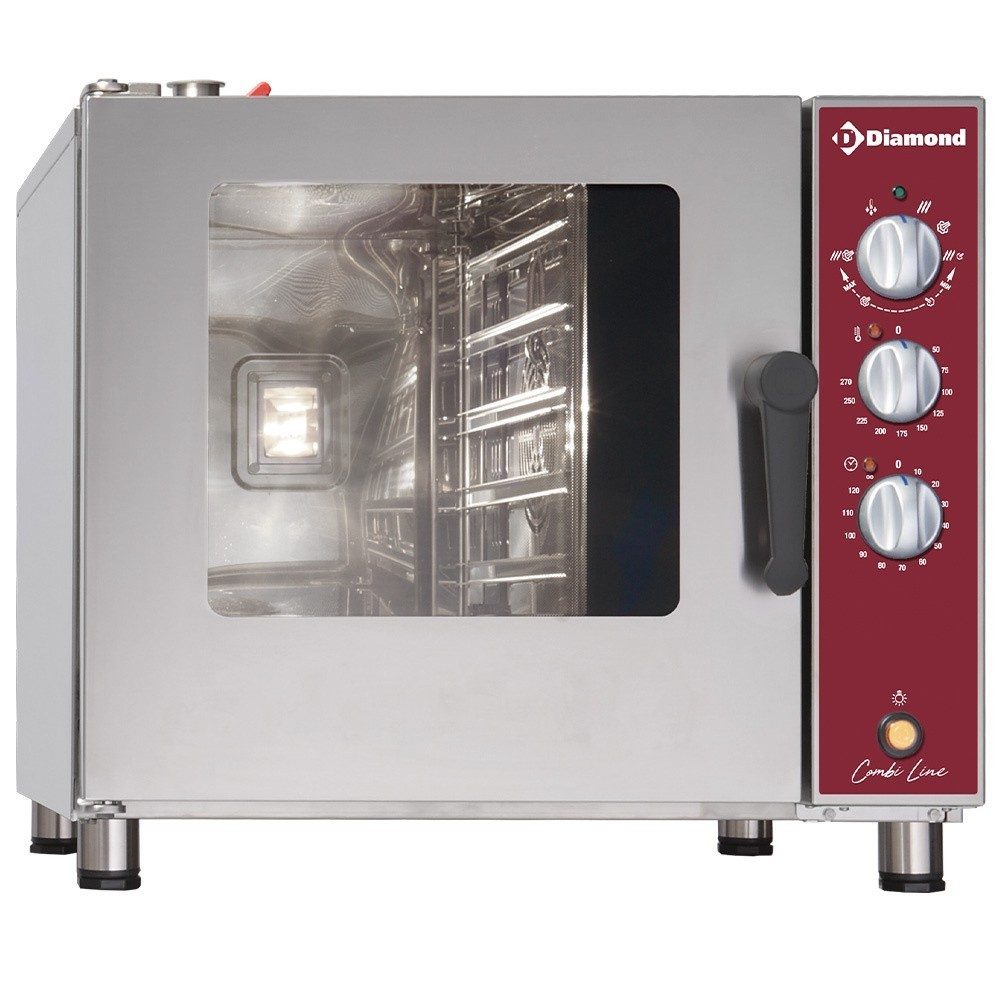 Kombiovn 5x GN 1/1 - Mekanisk Styring (Robust & Kompakt) - 6 kW