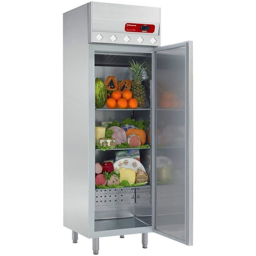 Industri Køleskab 400 Liter - Ventileret & Rustfrit Stål (AISI 304)