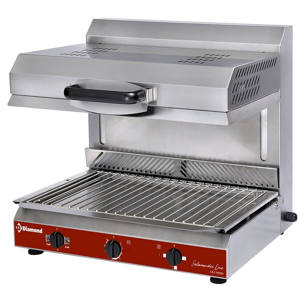 Glaskeramisk Salamander med S.R.S. System – 2 Zoner – 3 kW