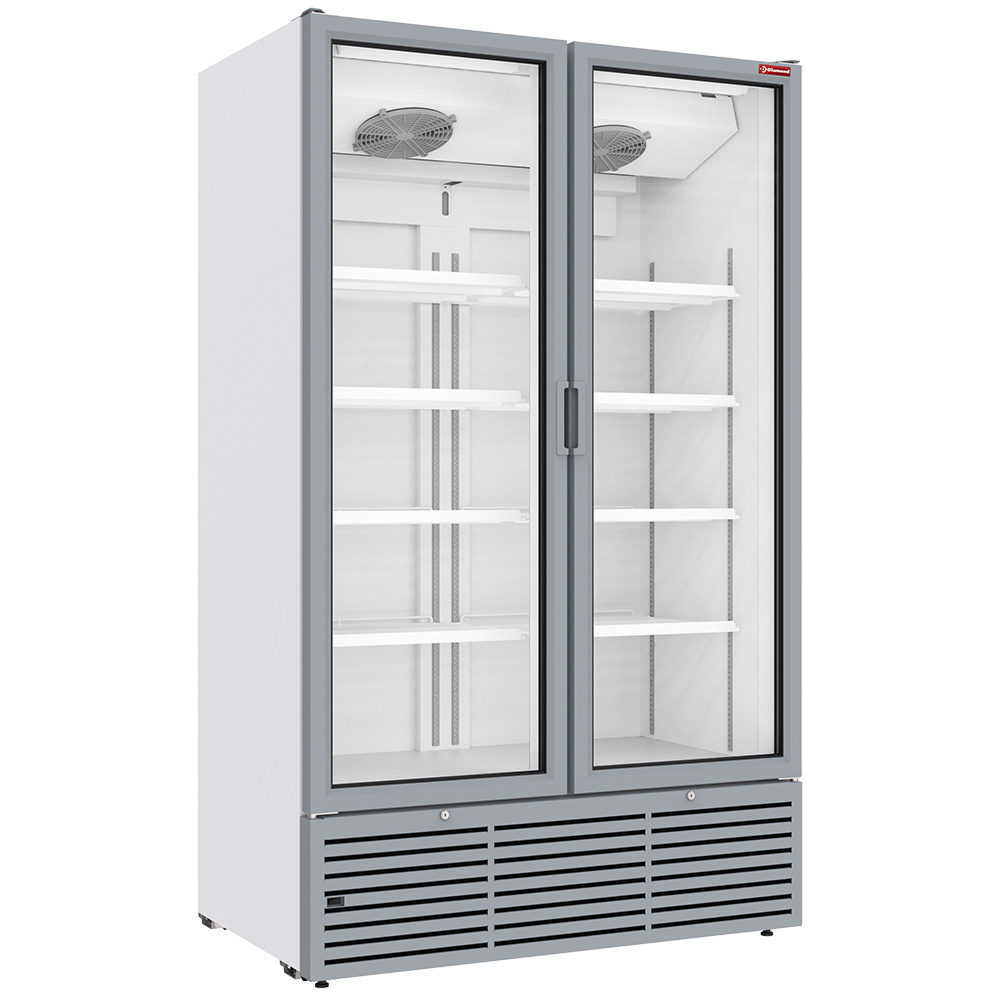 Displaykøleskab 1142 L – Hvid - B1200 x D736 x H2009 mm