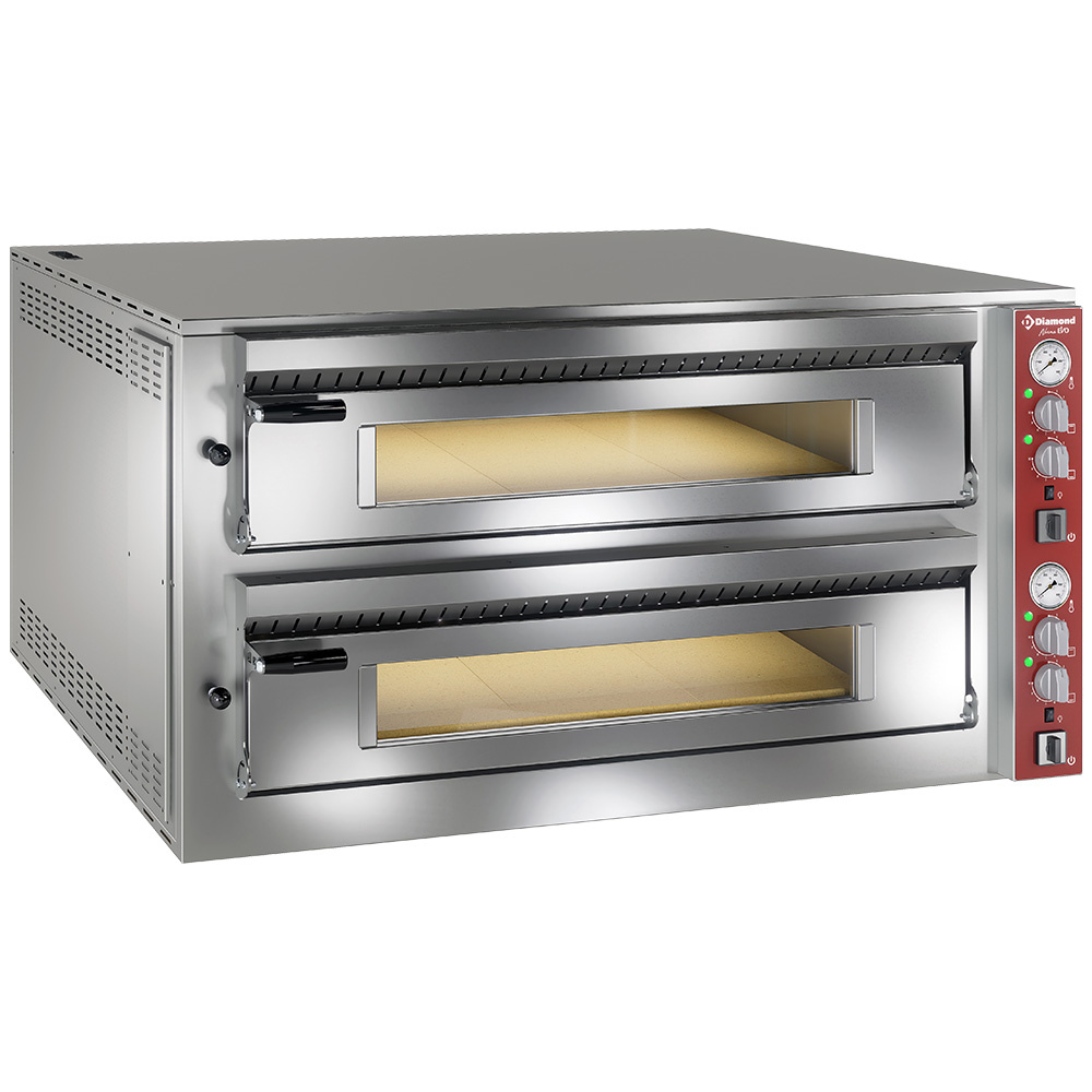 Extra Large Dobbelt Pizzaovn – 18 pizzaer (Ø 350 mm) – 1390 x 1225 mm
