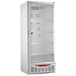 Displaykøleskab 525 Liter – Ventileret Køl – GN 2/1 & 600x400 – Hvid - B750 x D740 x H1900 mm