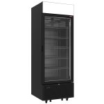 Displayfryser 646 L med Lysskilt – Sort - B745 x D820 x H2086 mm