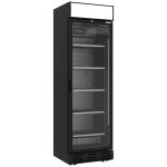 Displaykøleskab 382 L med Lysskilt – Sort - B595 x D650 x H2000 mm