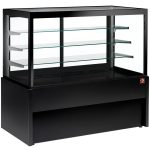 Panorama Kølemontre – Sort – 4 Niveauer – Ventileret Køl - B1000 x D780 x H1380 mm