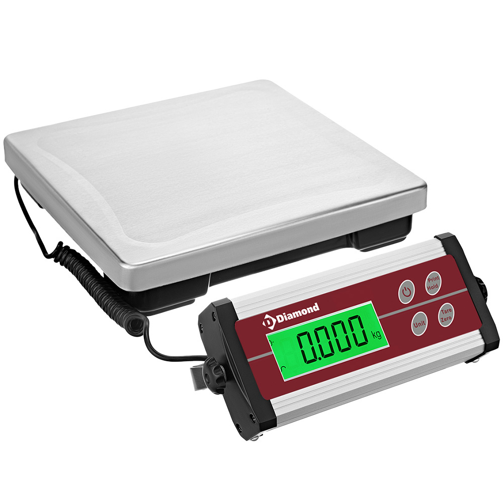 Elektronisk Vægt – 15 kg x 5g – Rustfrit Stål – Med RS-232