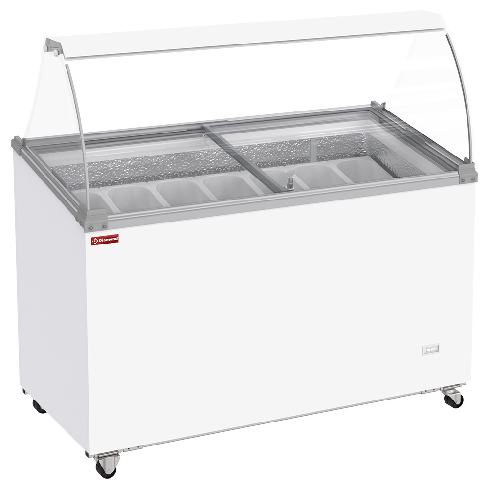 Isdisk – 381 liter – Energiklasse A – Plads til 7 kantiner