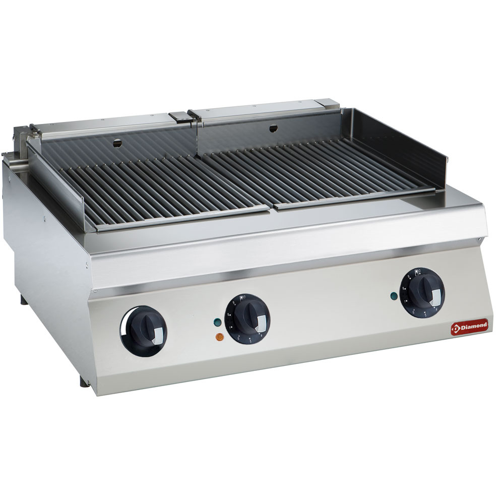 Elektrisk Grill HP 800mm – Dobbelt Zone & Vandbakke – Alpha 650