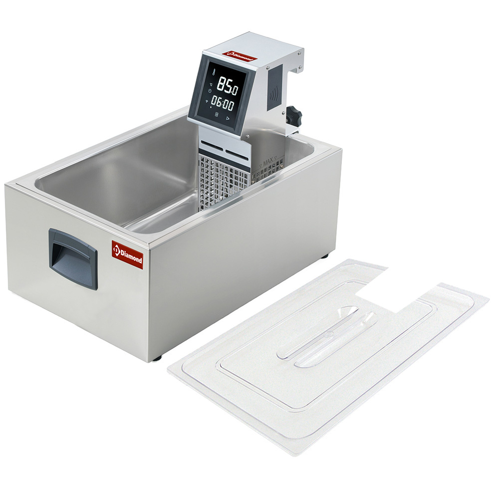 Sous Vide Sæt – NFC Vakuumkoger & GN 1/1 Beholder med Låg